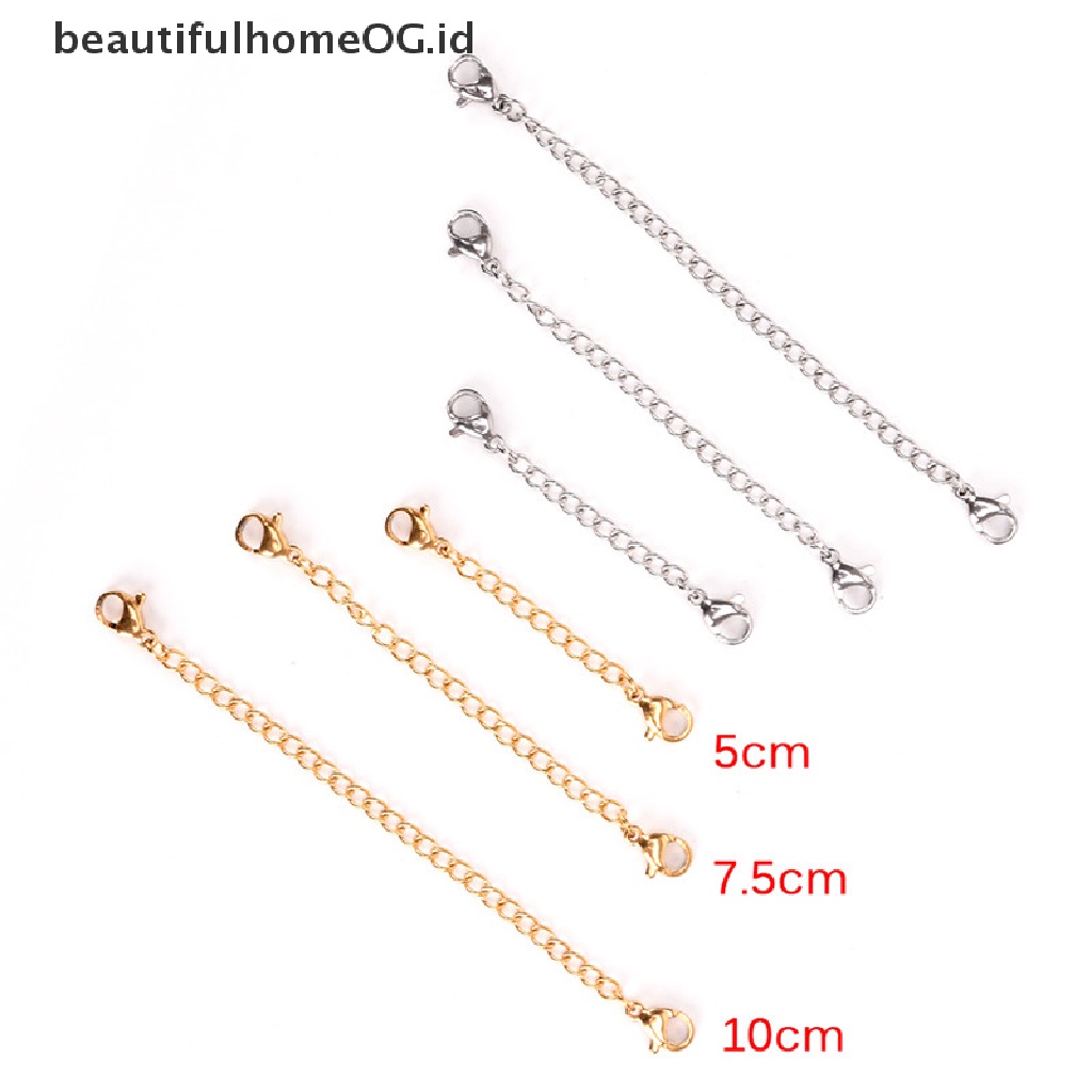 Rantai Extender Tail Links Untuk Membuat Perhiasan Kalung Gelang Dan Anting