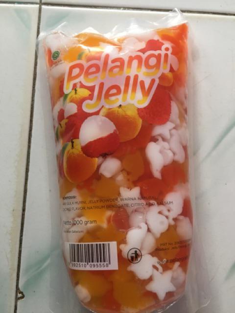 Jelly Pelangi 1kg Untuk Tambahan Es Dll