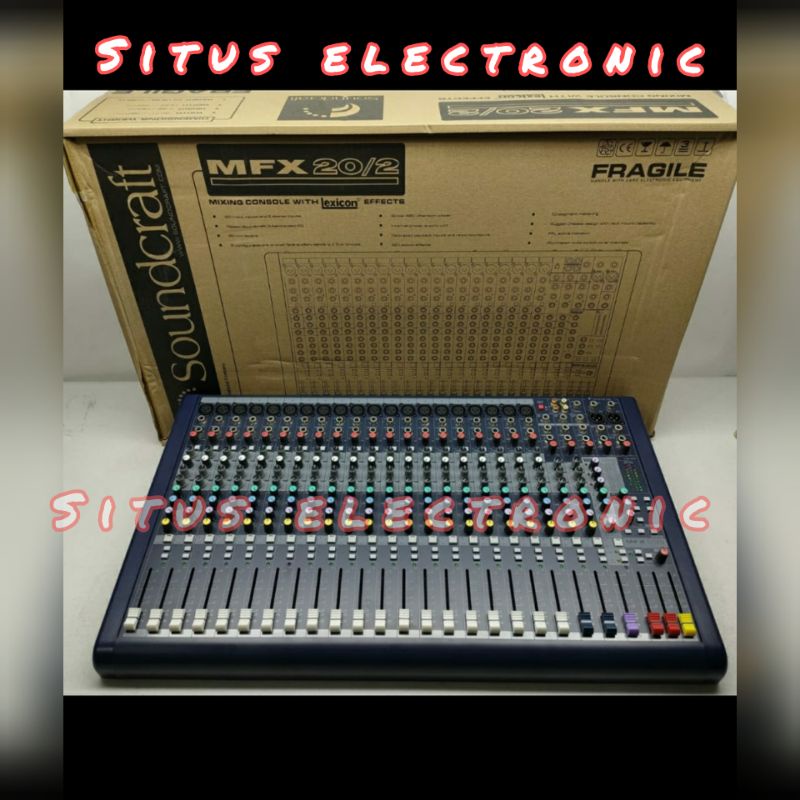 MIXER SOUNDCRAFT MFX20/2 EFFECT LEXICON MFX20-2
