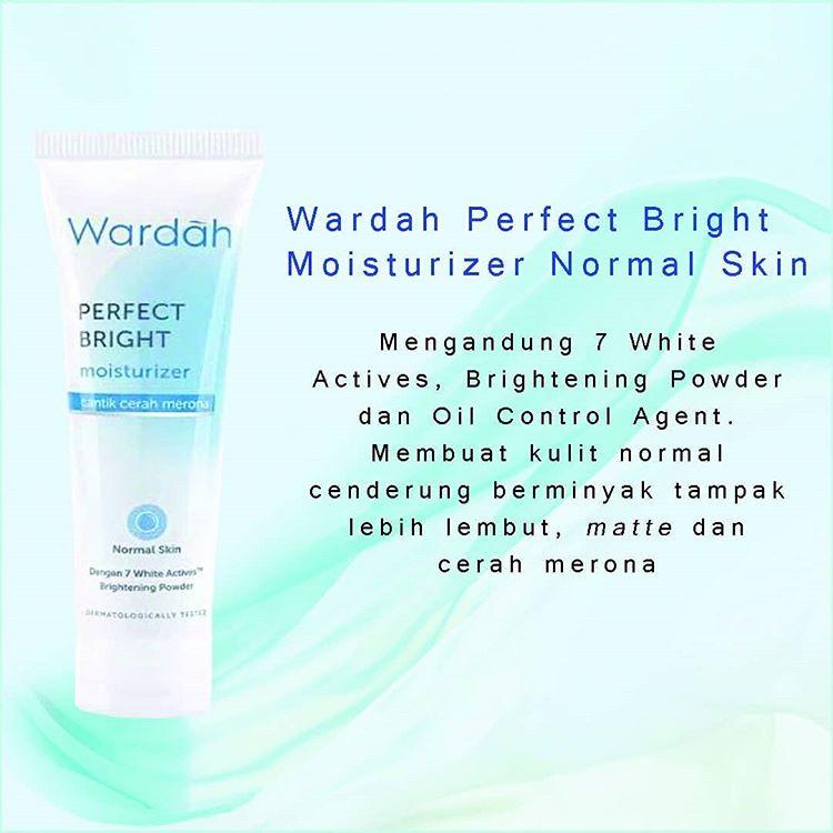 Wardah Perfect Bright Moisturizer Normal Skin 20 ml / Wardah Perfect Bright Moisturizer / Wardah Perfect Bright Series