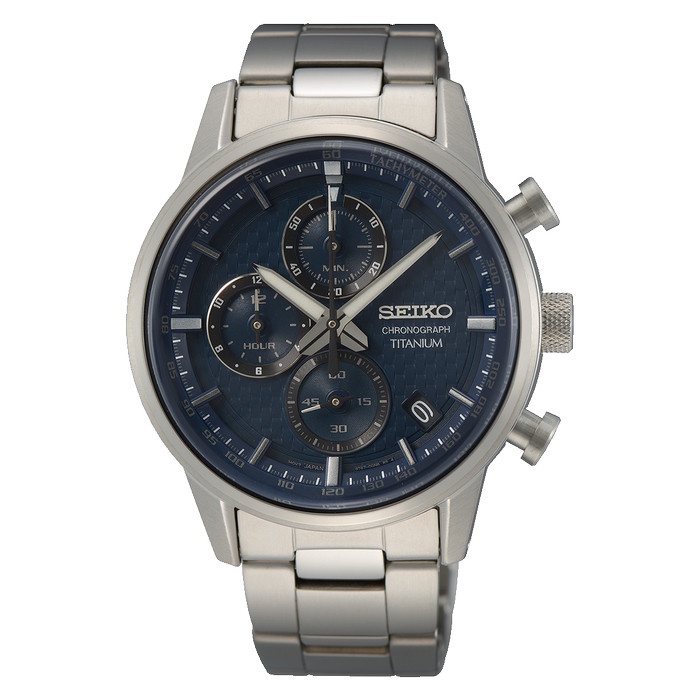 Seiko Man Chronograph Titanium SSB387P1 SSB387 Original