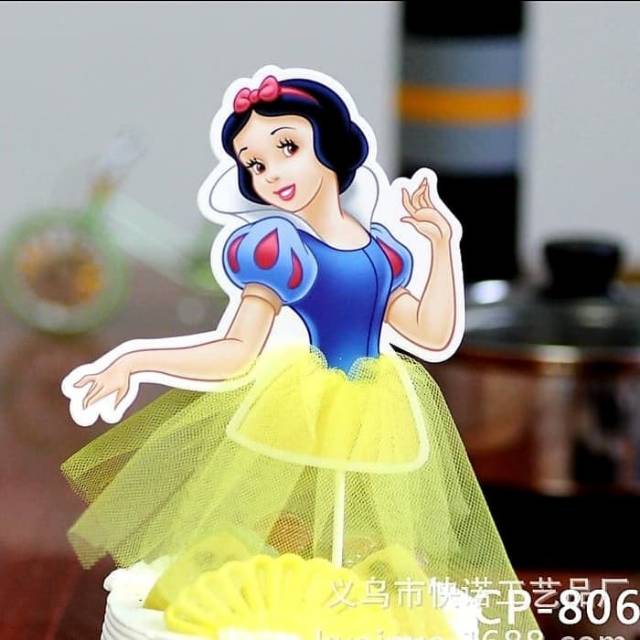 Cake Topper Princess Tutu Happy Brithday Kue Ultah Disney Frozen Sofia