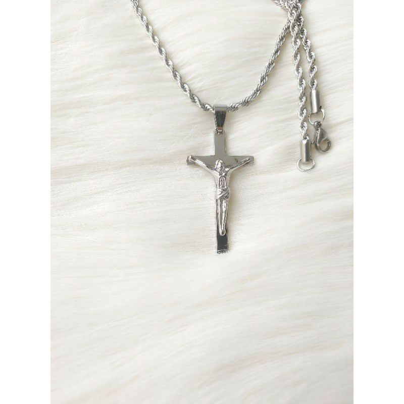 Kalung Salib Yesus Titanium9
