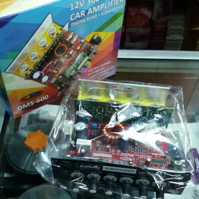 KIT POWER CAR AMPLIFIER 300W SUBWOOFER DMS 600 NO MP3