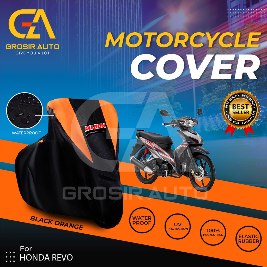 Sarung Motor AVARON REVO Penutup Pelindung Body Cover Motor Warna Anti Air Merk Avaron