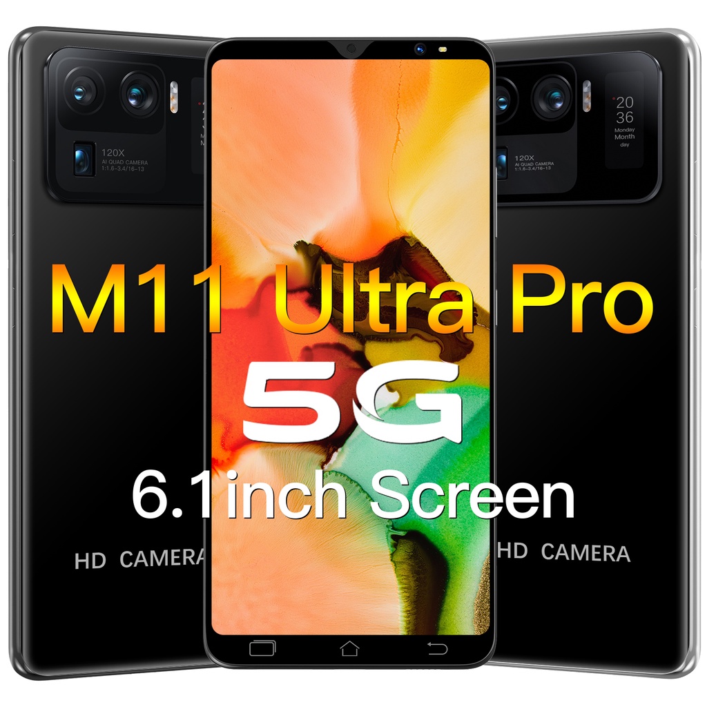 Bisa COD M11  Plus Android Handphone 6.1 Inch HD Layar 6GB RAM 128GB ROM 4800mAh 5G M10 Smartphone b