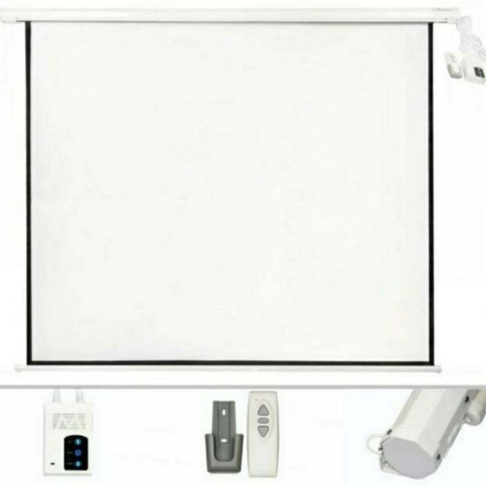 Proyektor / Layar Gantung Motorized 70 Inch (Motorized Screen 70")