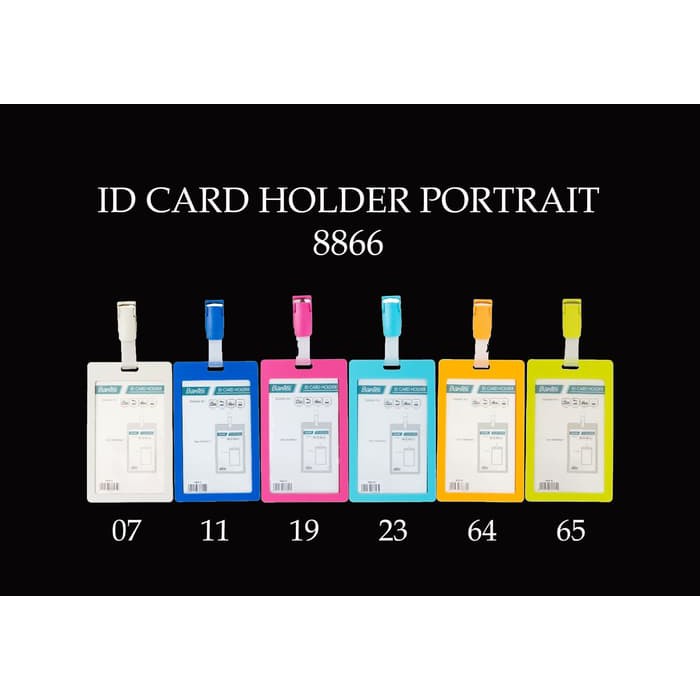 

ID CARD POTRAIT + CLIP 8866 BANTEX