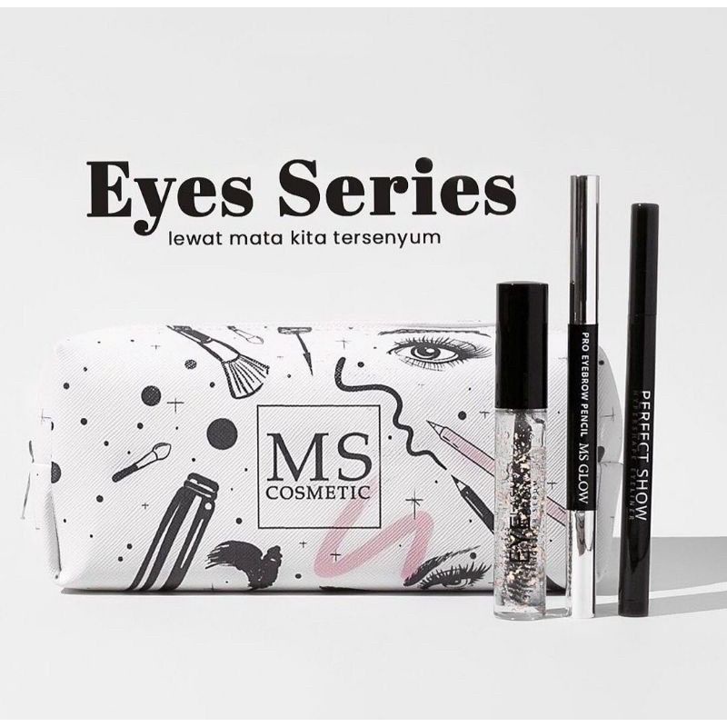 Eyes Cosmetic MS Glow Original/ Kosmetik Mata MS Glow/ Eyeliner MS Glow/ Eyelash MS Glow/ Eyebrown MS Glow Termurah Terlaris Bisa Cod