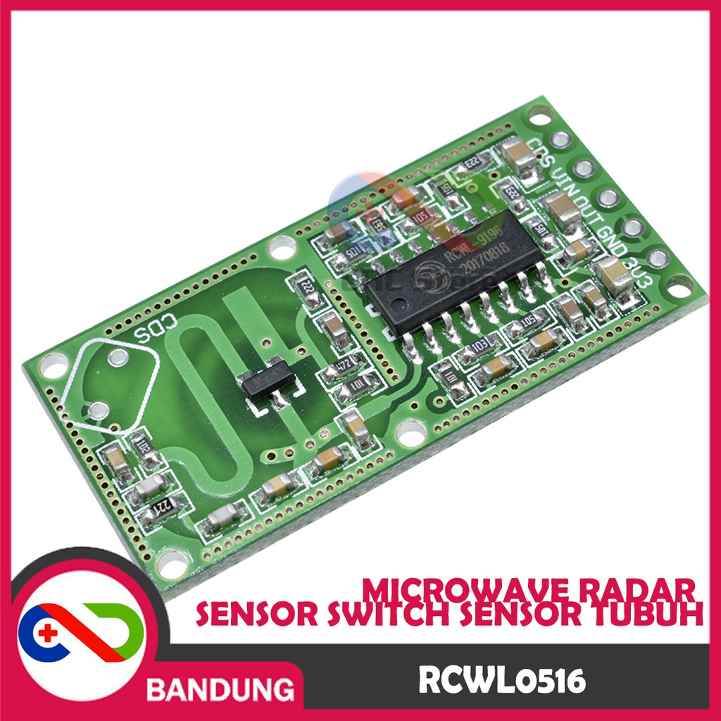 RCWL0516 MICROWAVE RADAR SENSOR SWITCH SENSOR TUBUH RCWL 0516