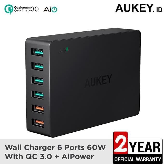 Aukey Charger 6 Port USB Quick Charge 3.0 Fast Charging PA-T11