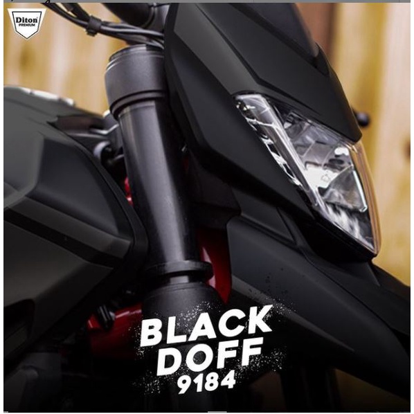 Cat Pilox Diton Premium 9184 Black Doff Hitam Flat Matte 400cc pylox motor mobil sepeda mesin velg