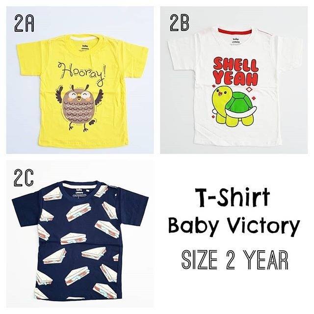 Kaos Anak Laki Baby Victory T-shirt Boy Tee 2 Tahun