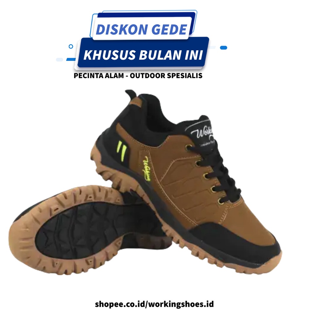 Sepatu Hiking Gunung Pria Dewasa Import Adventure Touring Offroad Outdoor Shoes Tracker T-04