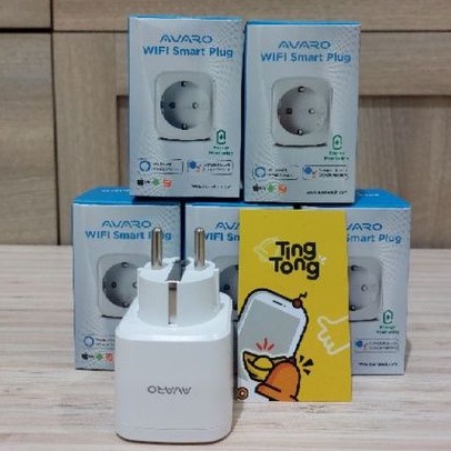 Avaro Smart Plug wifi Socket 16A colokan bisa atur konsumsi listrik