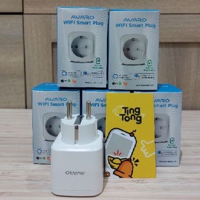 Avaro Smart Plug wifi Socket 16A colokan bisa atur konsumsi listrik