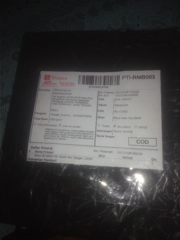 Benz Mesin Bor Tangan 10mm Benz Bz-8450 Re