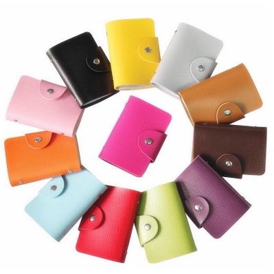 DOMPET KARTU 24 SLOT KULIT IMPORT BAHAN TEBAL SOVENIR PERNIKAHAN MURAH IMPORT