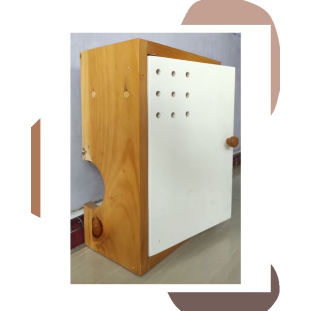 Kotak Box Meteran Listrik Pulsa Kwh Kayu Aesthethic  Tutup Meteran Listrik Hiasan Meteran Listrik