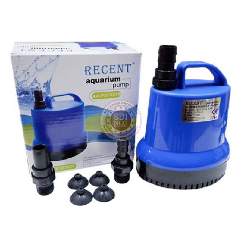 POMPA AQUARIUM CELUP WATER PUMP RECENT AA PSP 2300 MESIN POMPA KOLAM IKAN 2500L/H