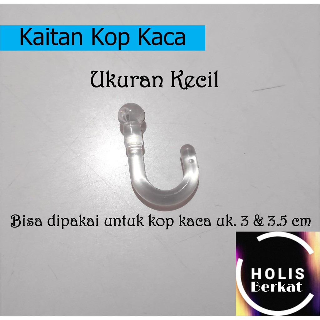 Kaitan Kop Kaca Plastik Ukuran Kecil (10 pcs)