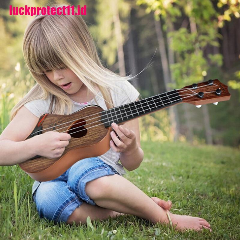 Lucktoy Mainan Alat Musik Gitar Ukulele Montessori Untuk Edukasi Anak