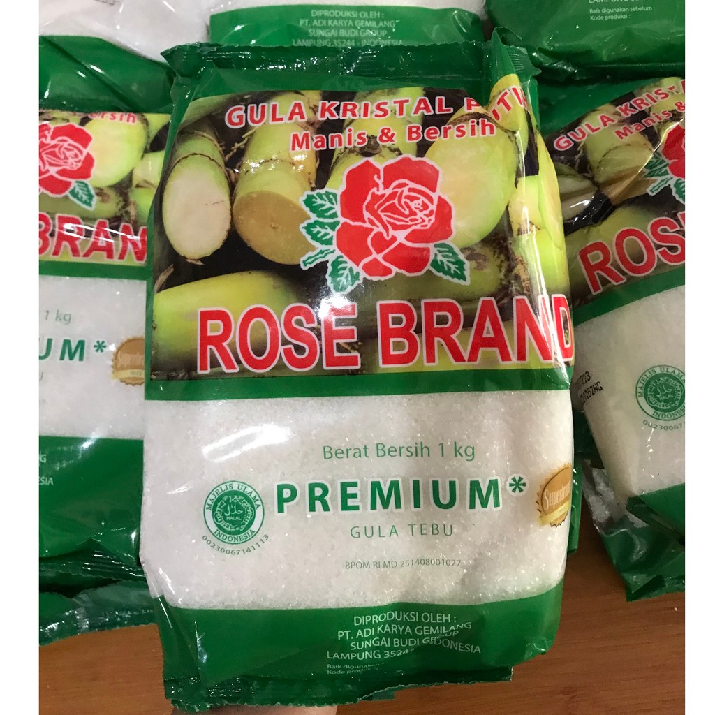 

Gula Kristal Premium Rose Brand