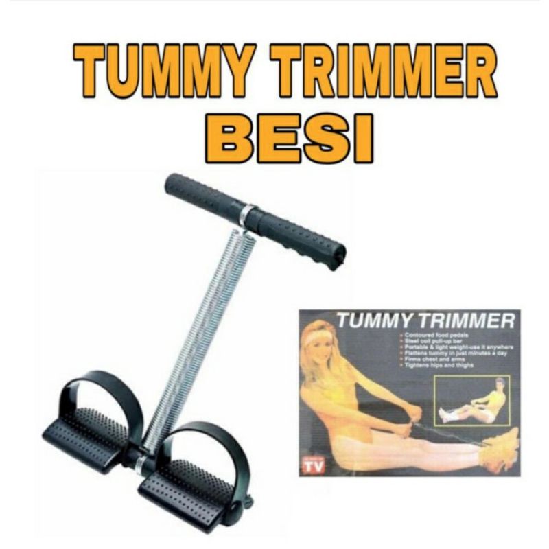 Tummy Trimmer Besi Alat Olahraga / Alat Pengecil Lengan Kaki Paha Perut Pinggul / Tummy Trimmer Alat Pengencang Perut / Pembakar Lemak