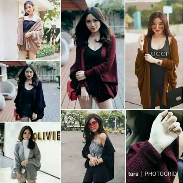 FX SHOP MARION OUTER RAJUT / MILA OUTER READY STOK