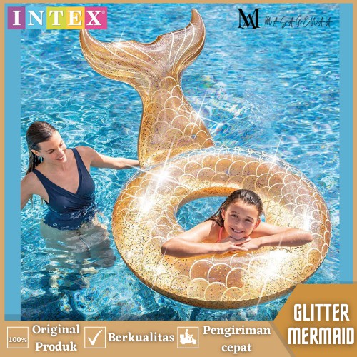Ban Floaties Pelampung Plampung Renang Berenang Karakter Ikan Mermaid Anak Dewasa Besar Intex Murah