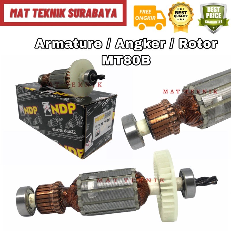 Armature Angker Rotor NDP Mesin Bor 13mm MT80B MT 80 B Maktec