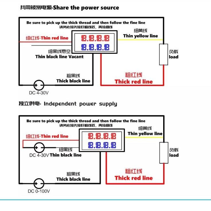 XGHY DC AMMETER VOLTMETER AMPERMETER 100V 10A 3 DIGIT / 200V 10A 4 DIGIT PILIH VARIASI HJJ4