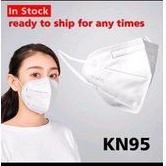 Masker KN95 5 ply kawat dalam per pcs plastik -putih