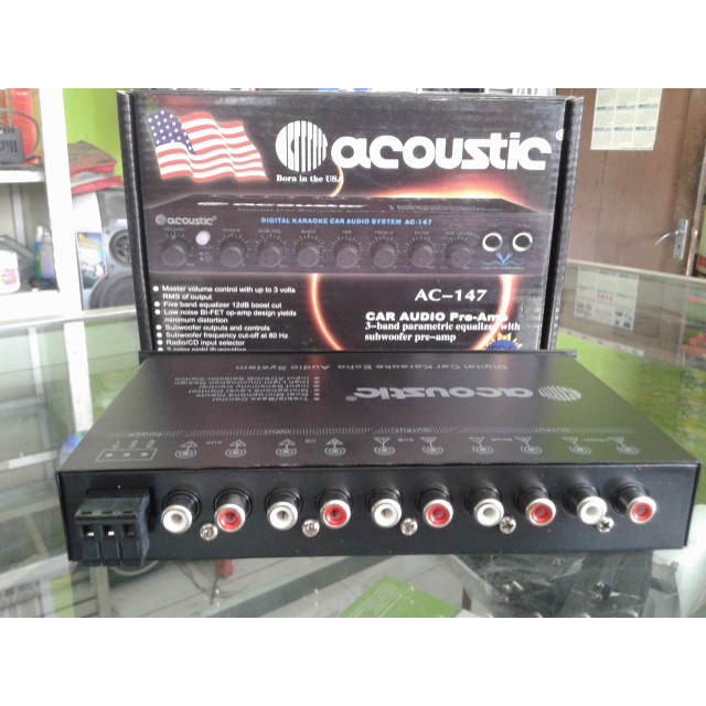 EQUALIZER/pre amp MOBIL ACOUSTIC