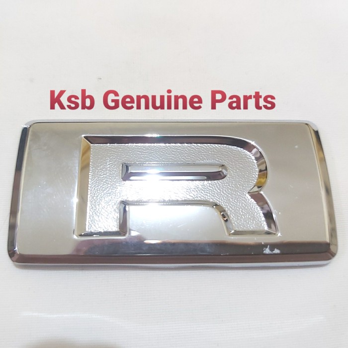 Emblem Logo Tulisan R Pintu Bagasi Belakang Sigra Xenia Terios Ayla