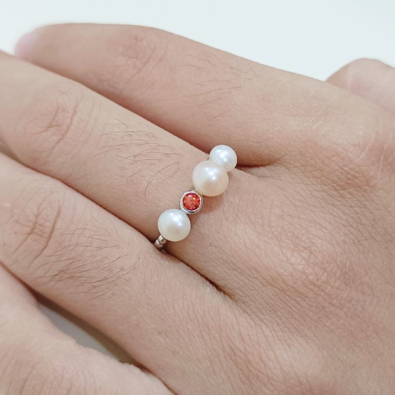 CINCIN MUTIARA ASLI AIR TAWAR BERSERTIFIKAT DARI LOMBOK, KADO ULTAH WISUDA UNIK UNTUK CEWEK, OOTD 1