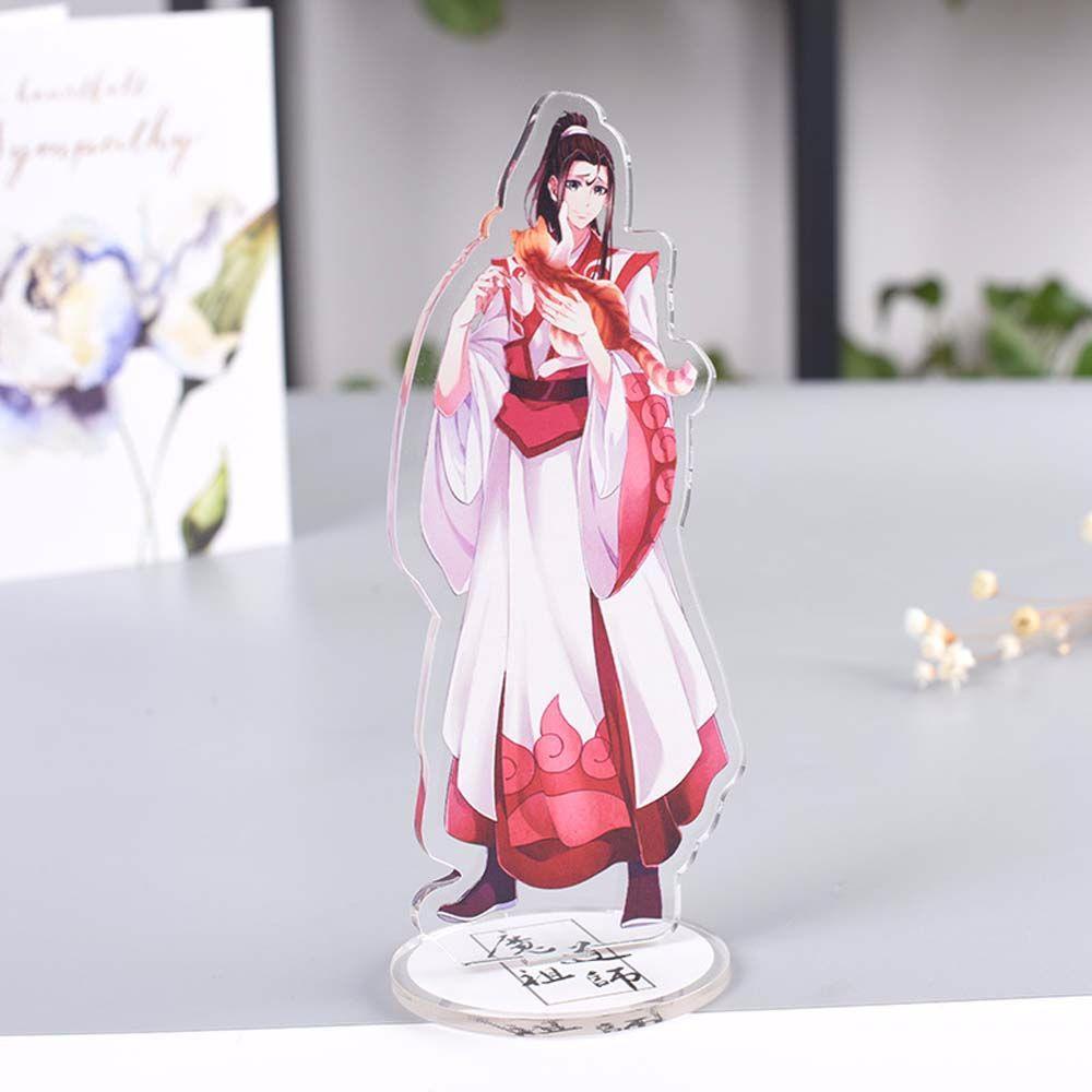 Augustina Mo Dao Zu Shi Jin Ling Jiang Cheng Dekorasi Mainan Koleksi Model Action Figure Wei Wuxian Desktop Standing Kartu Figure Model Plat