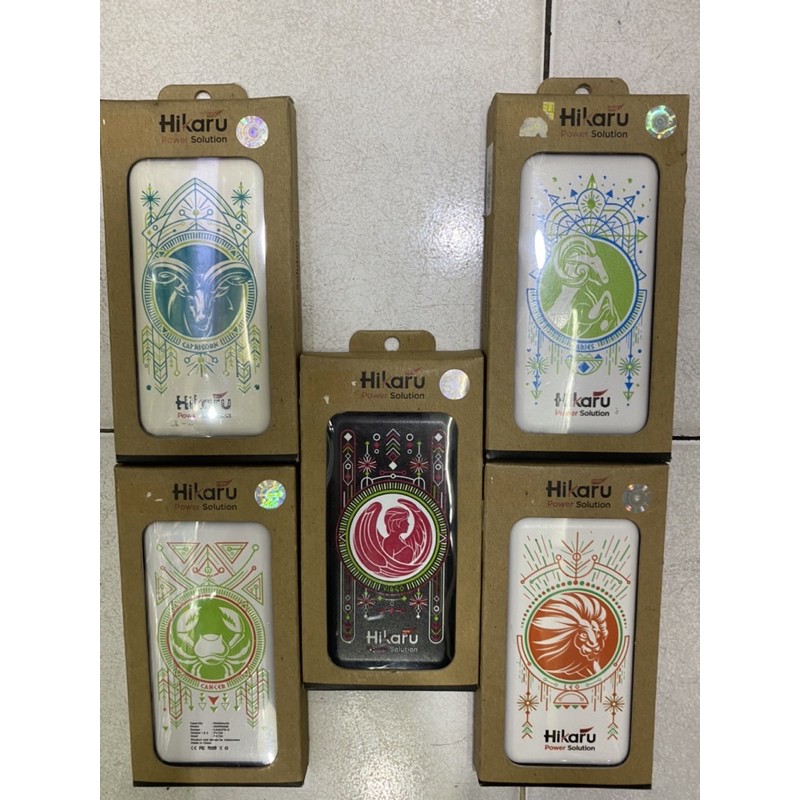 powerbank rasi bintang hikaru 10000 MAH