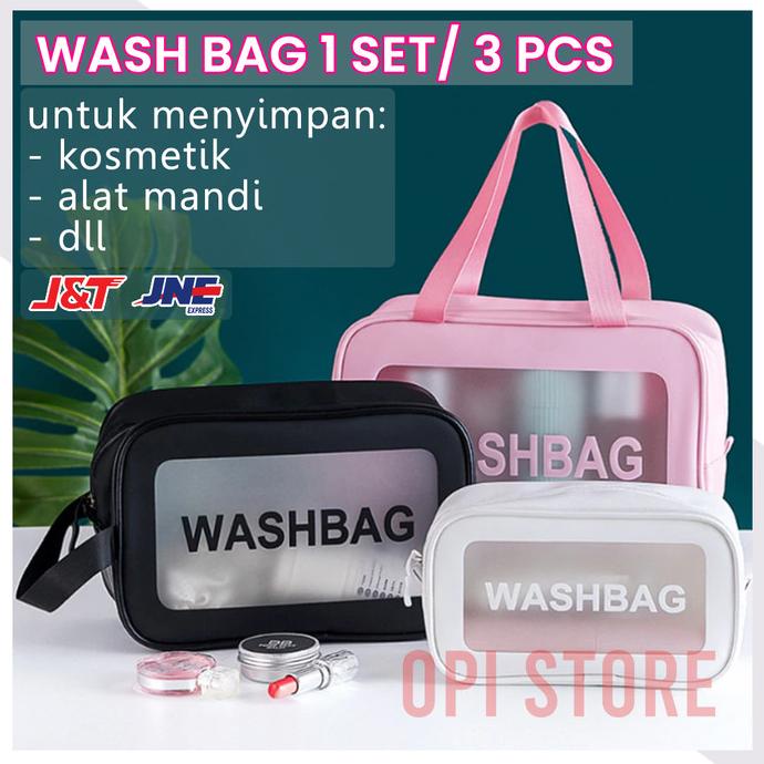 TAS MANDI WASHBAG TOILETRIES BAG KOSMETIK / MAKEUP WANITA