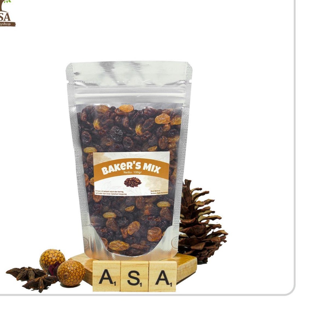 

✔️ Mixed Raisins/Baker's Mix 100 gram #PRICEPOOL
