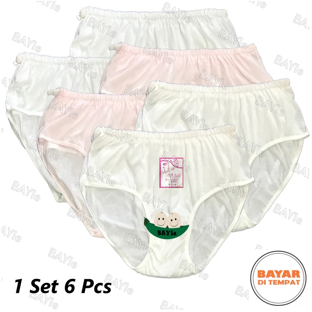 BAYIe - 6 PCS Celana Dalam / CD Hamil Murah Maternity Pant/CD Ibu Hamil/Underwear