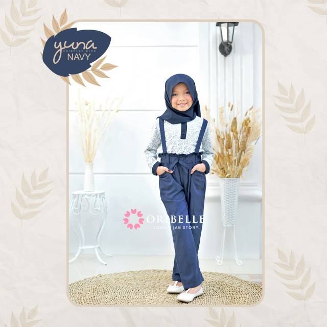 YUNA ORIBELLE KIDS/ GAMIS ORIBELLE / GAMIS ANAK / GAMIS SET KIDS