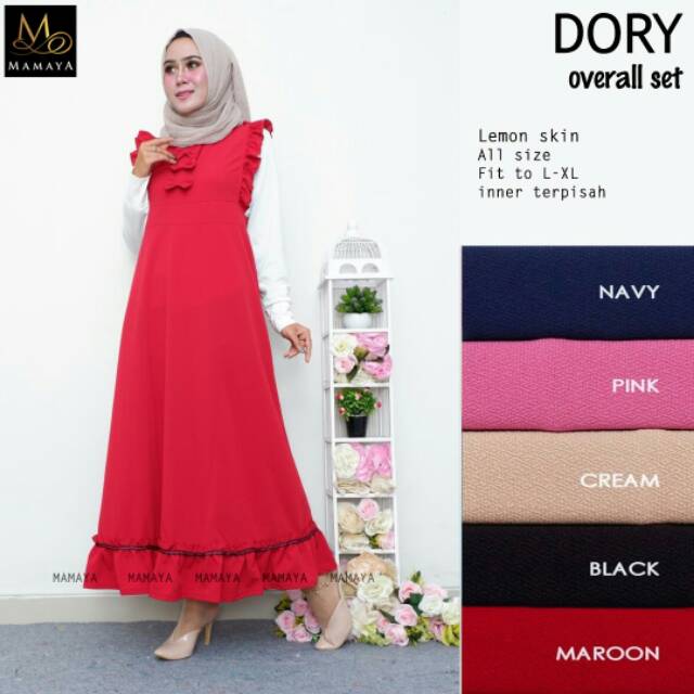 TERMURAH DORY OVERALL SET