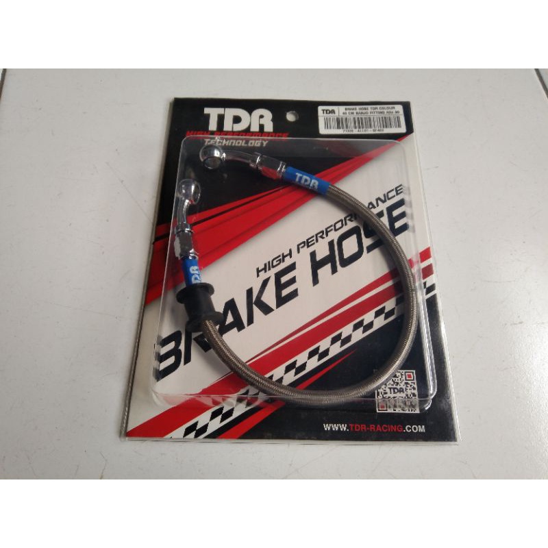 BRAKEHOSE TDR 40 CM COLOUR BANJO FITTINGADJ-30