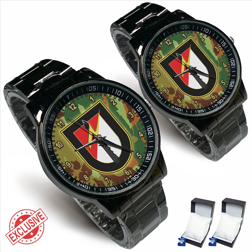 Jam Tangan Rantai Couple TNI AD RAIDER 04 (Special)