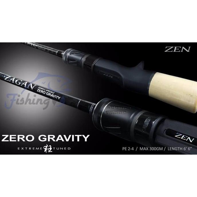 Zen Zagan Zero Gravity Baitcasting Rod Zzsp661 B2A-Zg - Pe 2-4