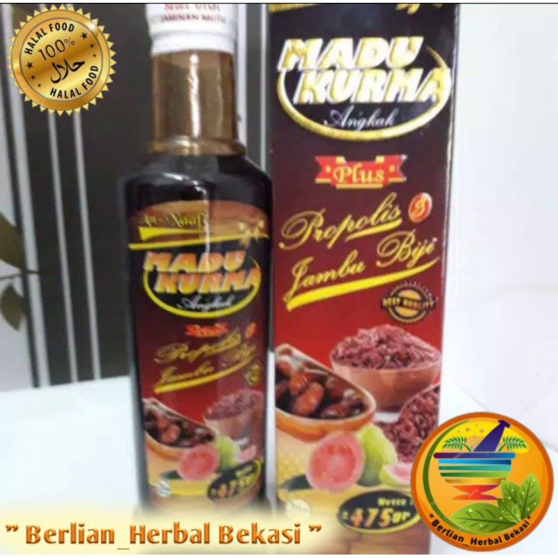 

Madu Kurma Angkak Jambu Biji+Propolis 475 Gram