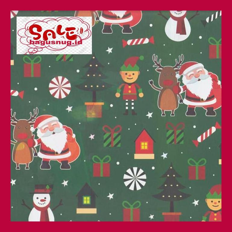 

Perlengkapan Natal Nugy- Kertas Kado Sansan Wawa Sw 5215 "Christmas/Natal" 790Nug