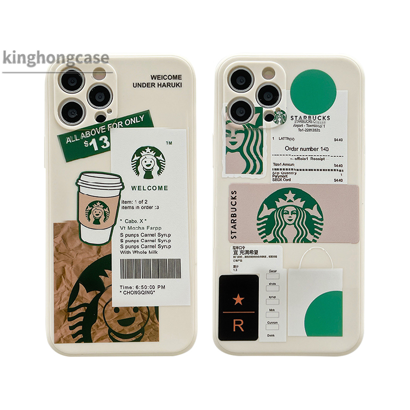 Trend Starbucks Protective Phone Soft TPU Case OPPO A94 A53 2020 A15 A93 A7 A3S A5 2020 A5S A12 A92 A31 A9 2020 Reno 4Lite Reno 4F Reno 5 5F Find X3Lite A15S F17 F19 PRO A33 2020 A11K A12S A11 A1K A52 A7 Reno 5K Reno 4 A72 A32 A12E A53S Realme C15 C12 C11-7