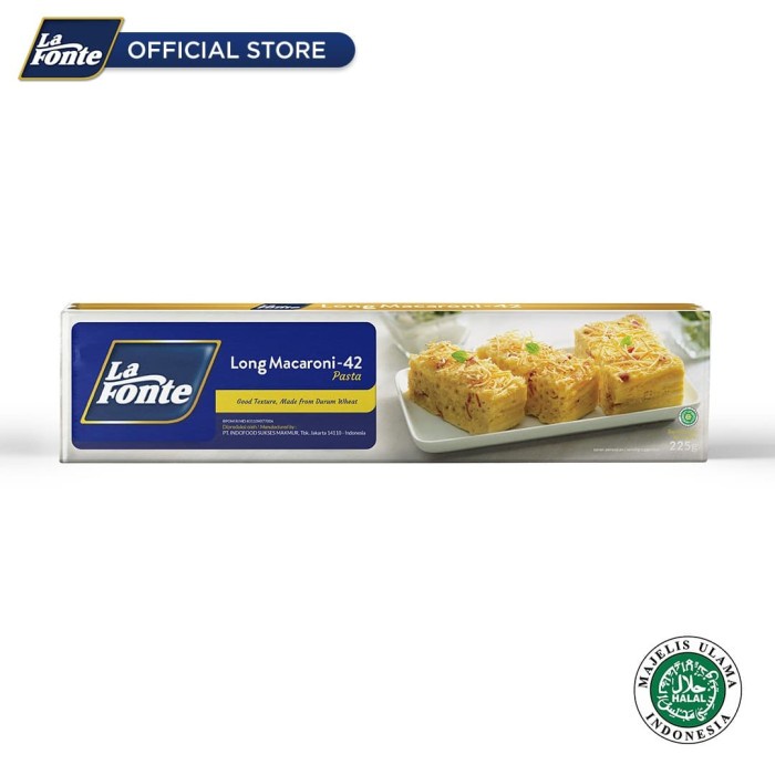 

pasta-aneka- 5 pcs - la fonte long macaroni 225gr -aneka-pasta.